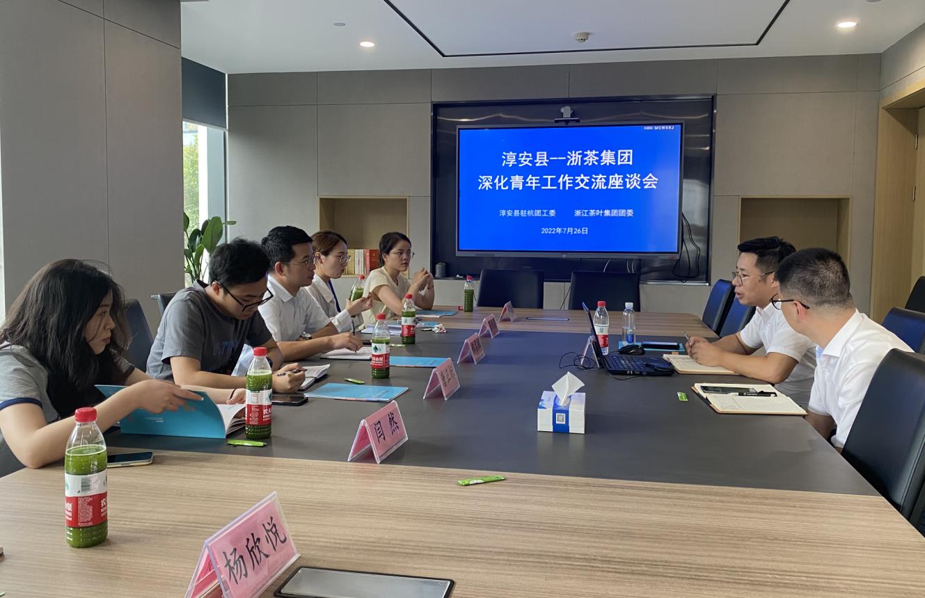 乐动（中国）团委与淳安县驻杭团工委开展联建交流
